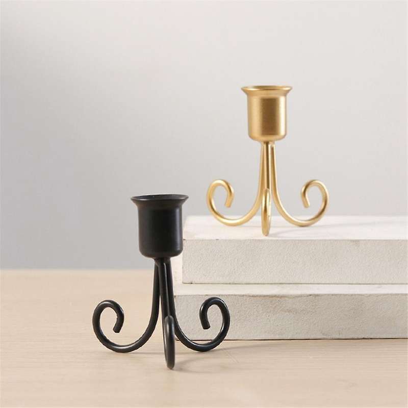 B+G Classic Taper Candle Holder, Candle Stand, Iron Candle Stand, Candlestick Holder for Party Weddi