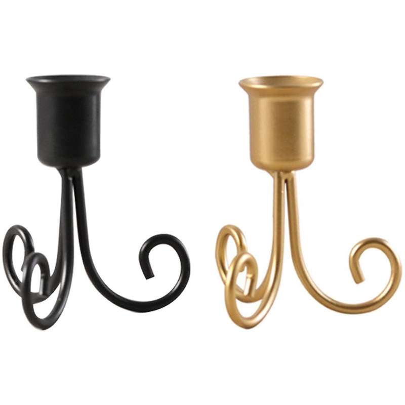 B+G Classic Taper Candle Holder, Candle Stand, Iron Candle Stand, Candlestick Holder for Party Weddi