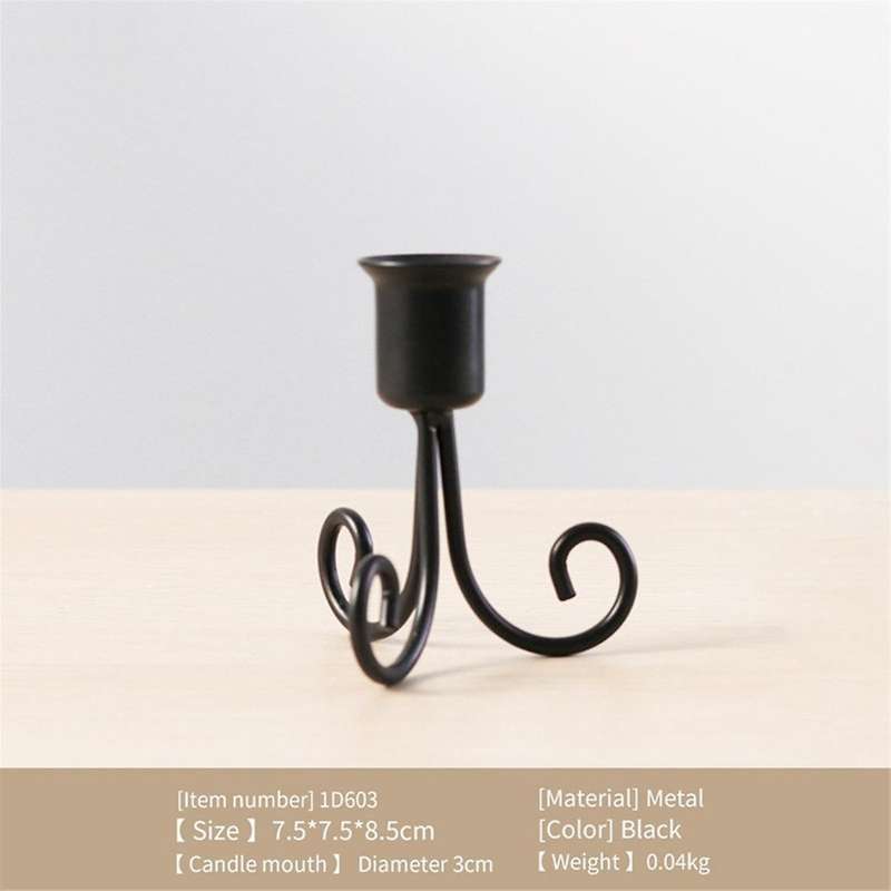B+G Classic Taper Candle Holder, Candle Stand, Iron Candle Stand, Candlestick Holder for Party Weddi
