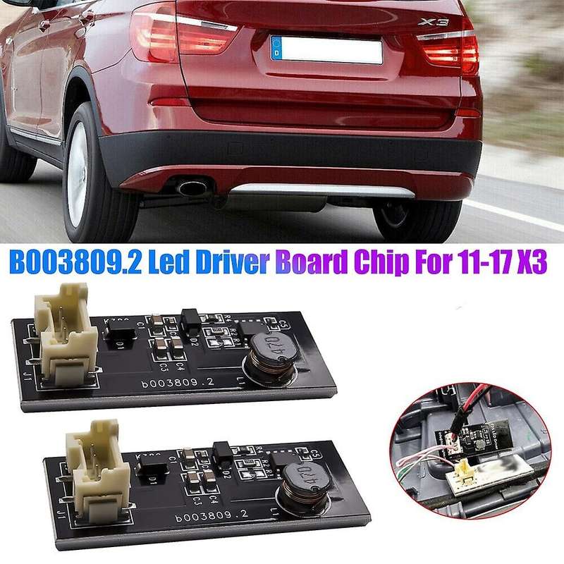 B003809.2 for X3 F25 10-17 2PCS Rear LED Tail Light Repair Replacement Board Taillight LED Driver Ch
