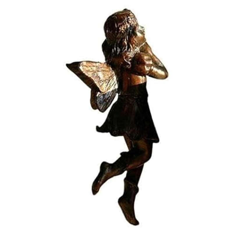 B Plant Pot Hanging Resin Decor Fairy Flower Pot Decor Design for Garden Huggers Pot Fairy Decor