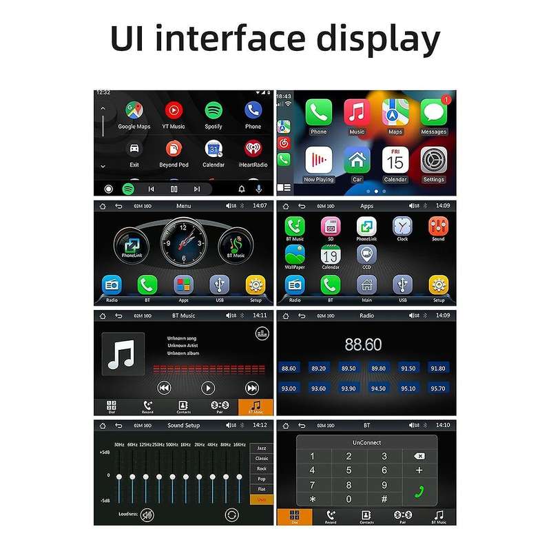B5310 7-inch Car Mp5 Video Player Portable Carplay Mp5 Universal