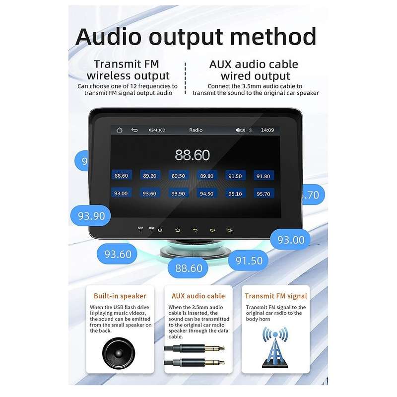 B5310 7-inch Car Mp5 Video Player Portable Carplay Mp5 Universal