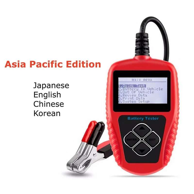 Ba101 Car Battery Tester 12v 100-2000cca Battery System Detect Auto Load Battery Analyzer Pk Kw208 A