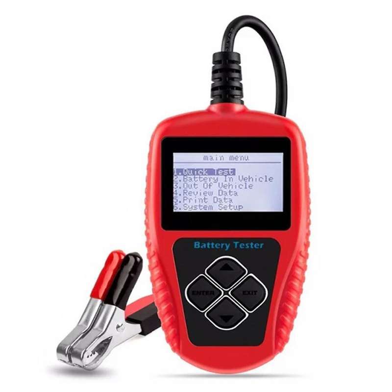 Ba101 Car Battery Tester 12v 100-2000cca Battery System Detect Auto Load Battery Analyzer Pk Kw208 W