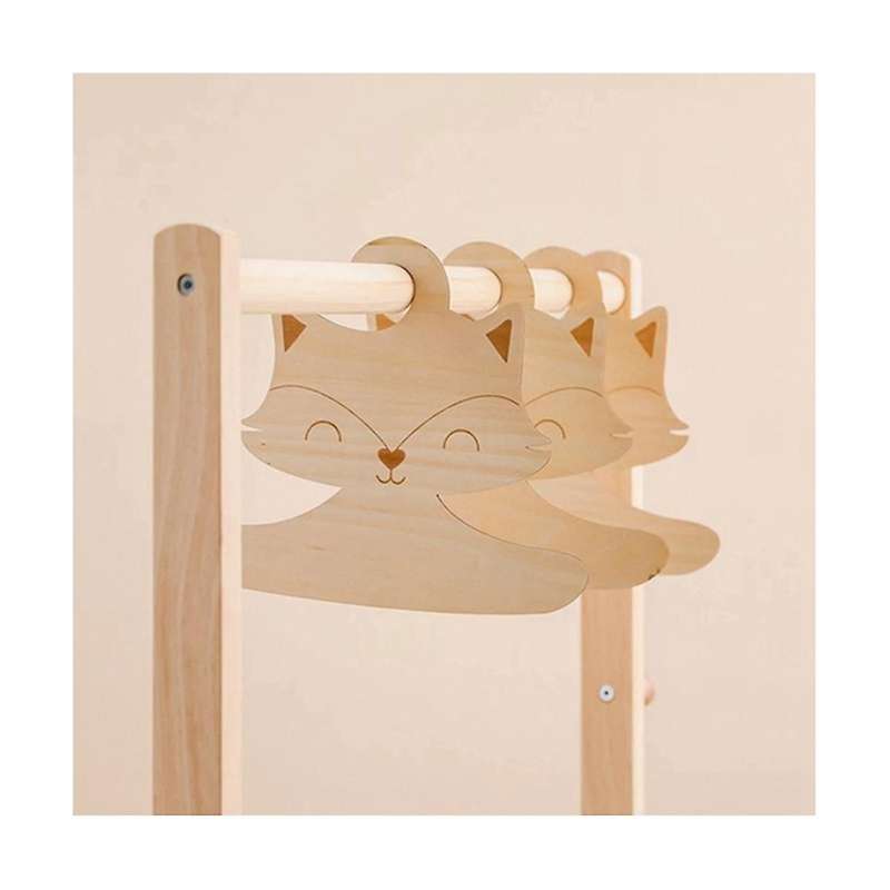 Baby Clothes Hangers- Wooden Baby Hangers for Nursery Adorable Cartoon Shaped Kids Hangers,infant C