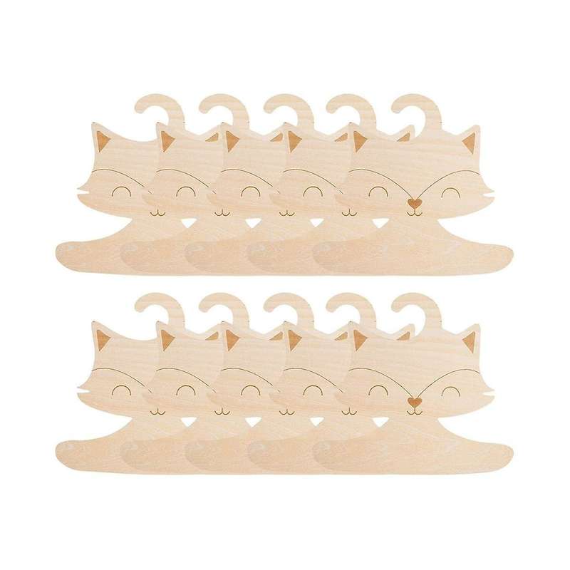 Baby Clothes Hangers- Wooden Baby Hangers for Nursery Adorable Cartoon Shaped Kids Hangers,infant C