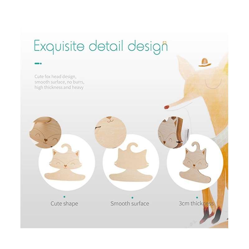 Baby Clothes Hangers- Wooden Baby Hangers for Nursery Adorable Cartoon Shaped Kids Hangers,infant C