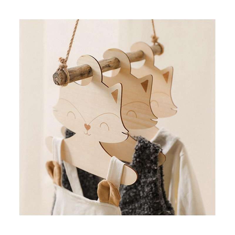 Baby Clothes Hangers- Wooden Baby Hangers for Nursery Adorable Cartoon Shaped Kids Hangers,infant C