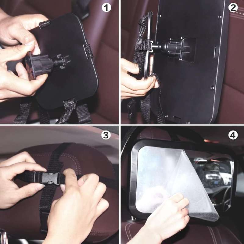 Baby Car Rear View Mirror Facing Back Infant Kids Child Toddler Ward Safety Baby Safety Mirror
