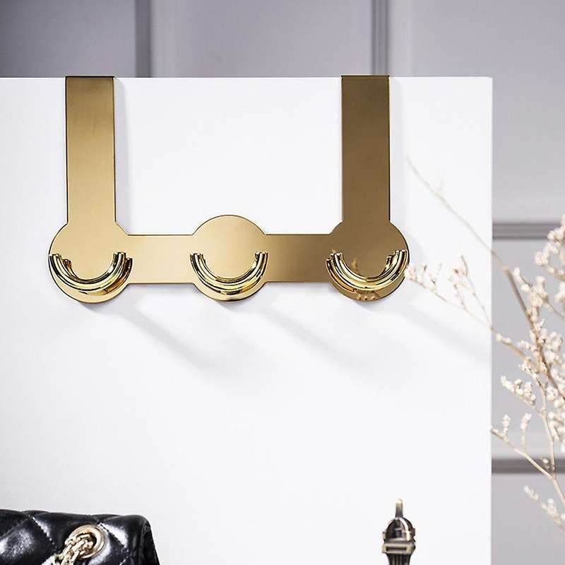 Back Door Hooks Stainless Steel Bedroom Durable Cabinet Kitchen Home Hotel Coat Hat Study Clothes H