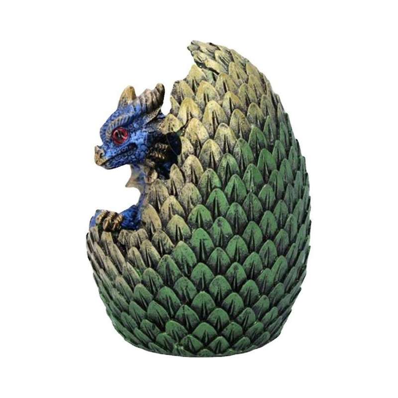 Baby Dragon Egg Statue, Cute Decorations, Resin Crafts, Desktop, Living Room