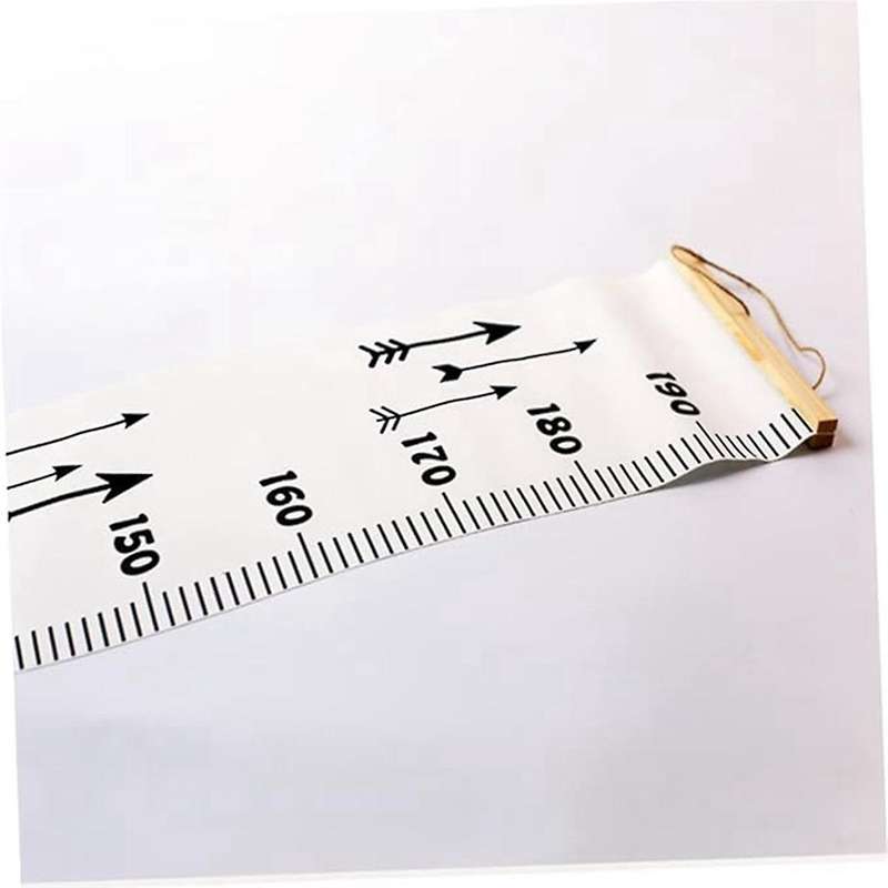 Baby Growth Chart Canvas,wall Hanging Measuring Rulers for Kids Room Decor,nursery Removable Height