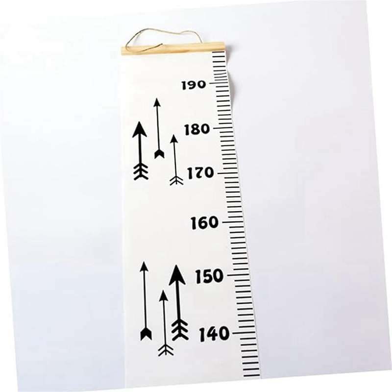 Baby Growth Chart Canvas,wall Hanging Measuring Rulers for Kids Room Decor,nursery Removable Height