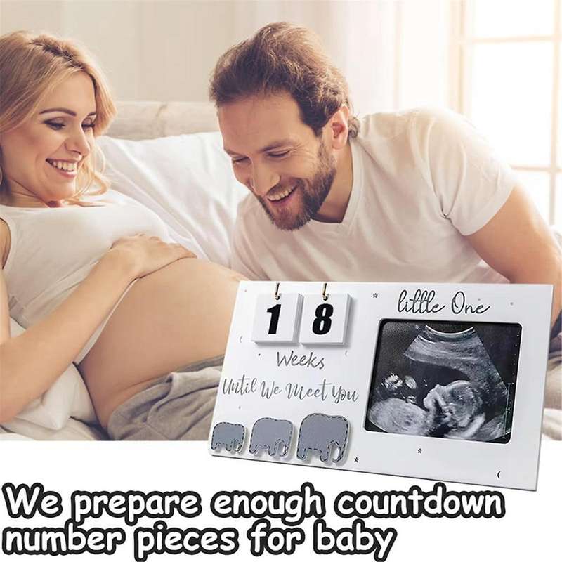 Baby First Scan Photo Frames Pregnancy Announcement Gifts,baby Sonogram Picture Frame Countdown Week