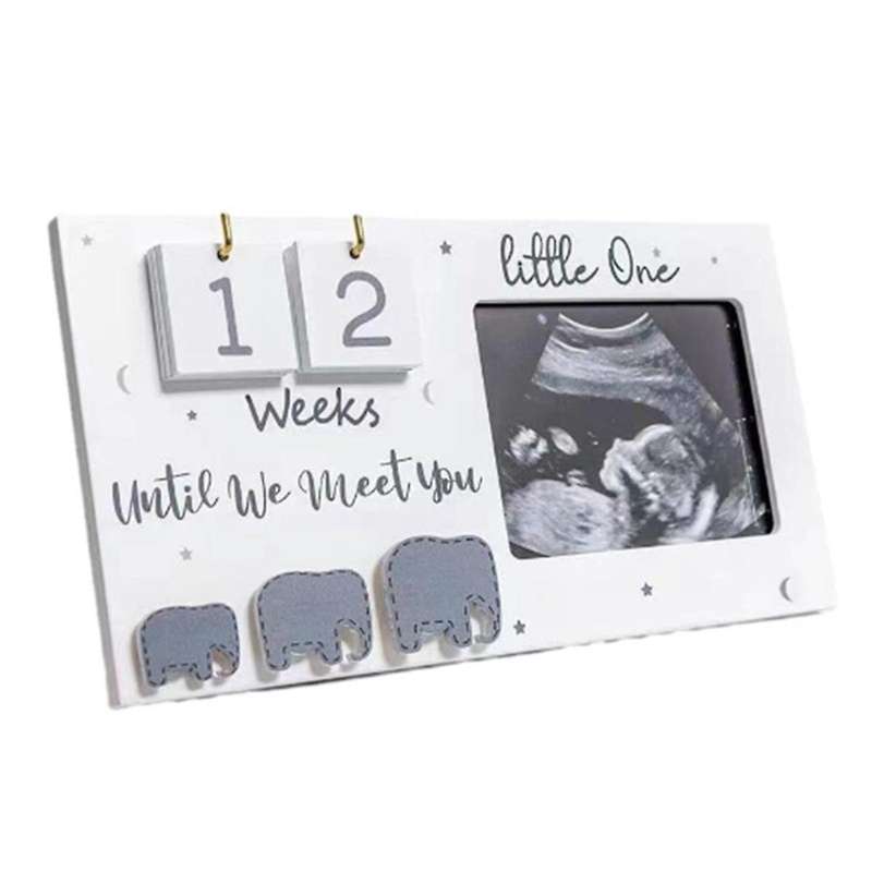 Baby First Scan Photo Frames Pregnancy Announcement Gifts,baby Sonogram Picture Frame Countdown Week