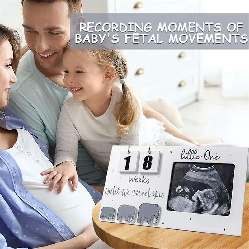Baby First Scan Photo Frames Pregnancy Announcement Gifts,baby Sonogram Picture Frame Countdown Week