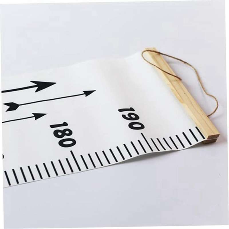 Baby Growth Chart Canvas,Wall Hanging Measuring Rulers for Kids Room Decor,Nursery Removable Height