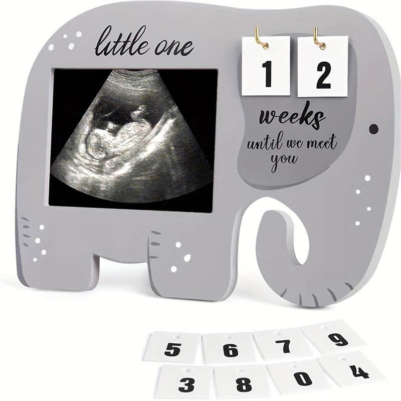 Baby Picture Frame Baby Engraved Wood Picture Frame Modern Frame for Mom to Be Nursery New Mom Gifts