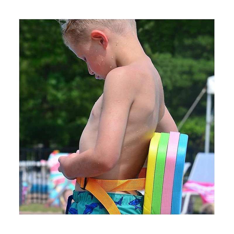 Back Float Safety Swim Trainer Swimming Belt with Adjustable Split Layers Swim Belts Clip for Swimm