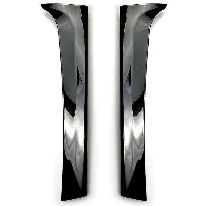 Back Window Rear Spoiler Side Wing Splitter Trim for MK2 2017 2018 Gloss Black 2Pcs