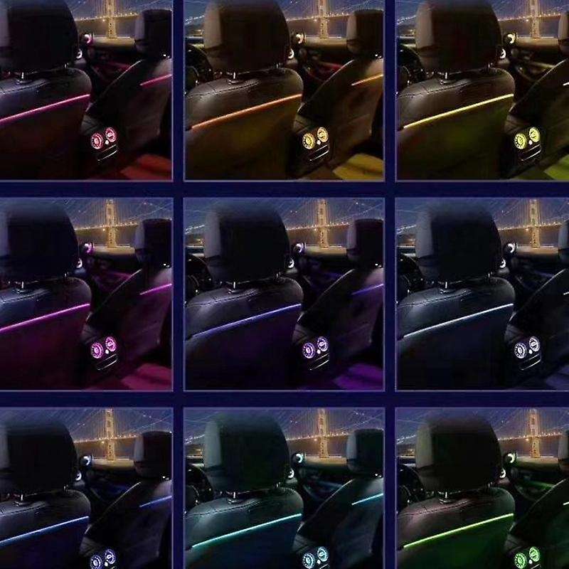Backrest Ambient Light for C Class W205 GLC X253 Modified 64 Colour Luminous Rear Seat Light Modific