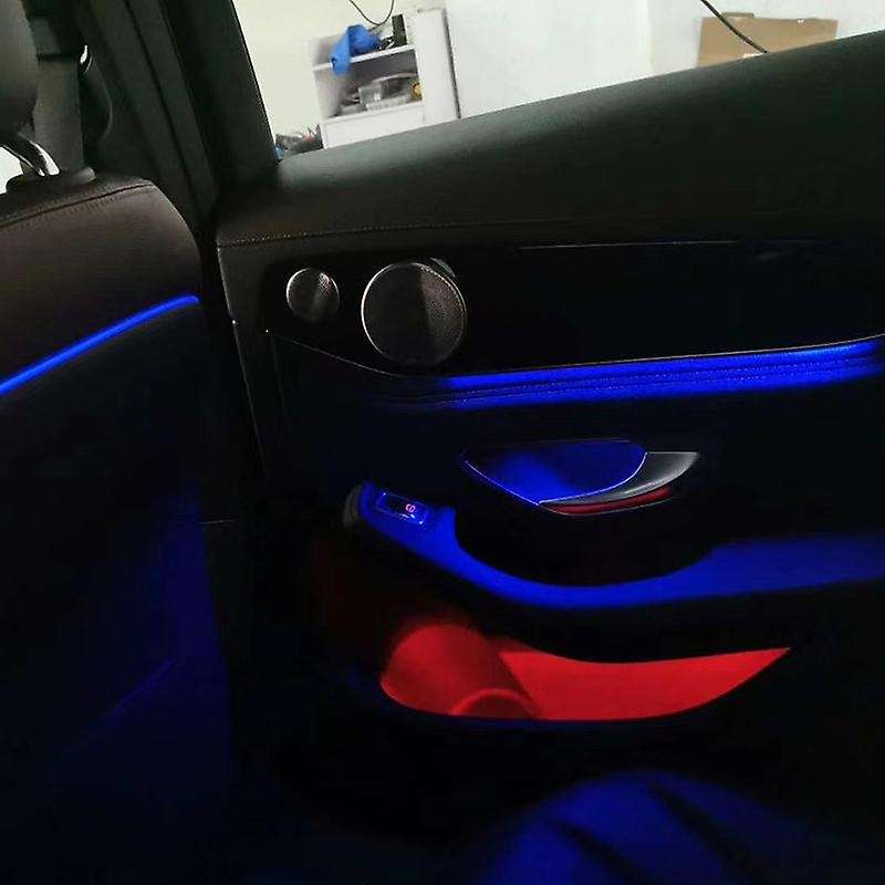 Backrest Ambient Light for C Class W205 GLC X253 Modified 64 Colour Luminous Rear Seat Light Modific