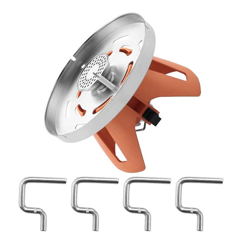 Backpacking Stove Camping Hiking Trekking Travel Canister Stoves, Mini on Canister Burner, Flame Con