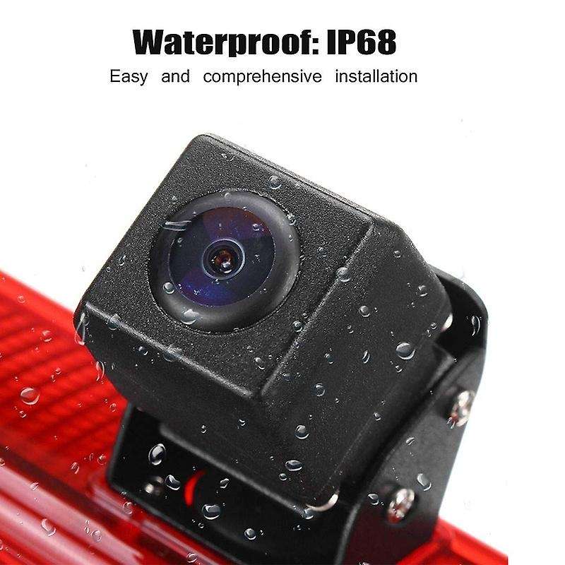 Backup Brake Light Reversing Rear View Camera CMOS for 2003-2015 Waterproof 170 Third Brake Light Ca