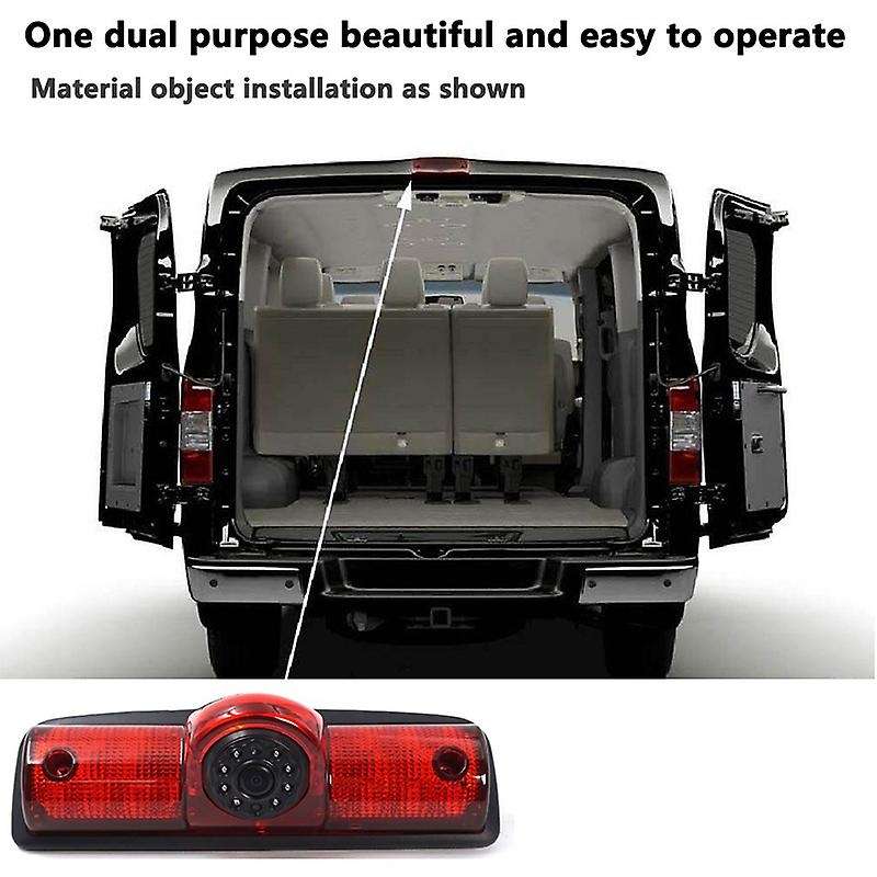 Backup Brake Light Reversing Rear View Camera CMOS for RAM Cargos Van Waterproof 170 Third Brake Lig