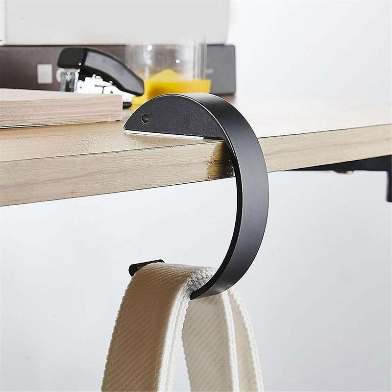 Bag Hanger, Table Hook, Hanging, Storage, No Drilling, Anti-Slip, Multi-Functional, Desk Hook, Bag H