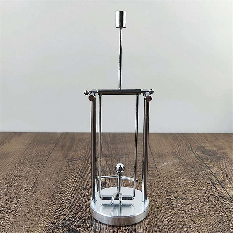 Balance Swing Ball Desktop Office Decoration Single Swing Little Iron People Manual Balance Pendulu
