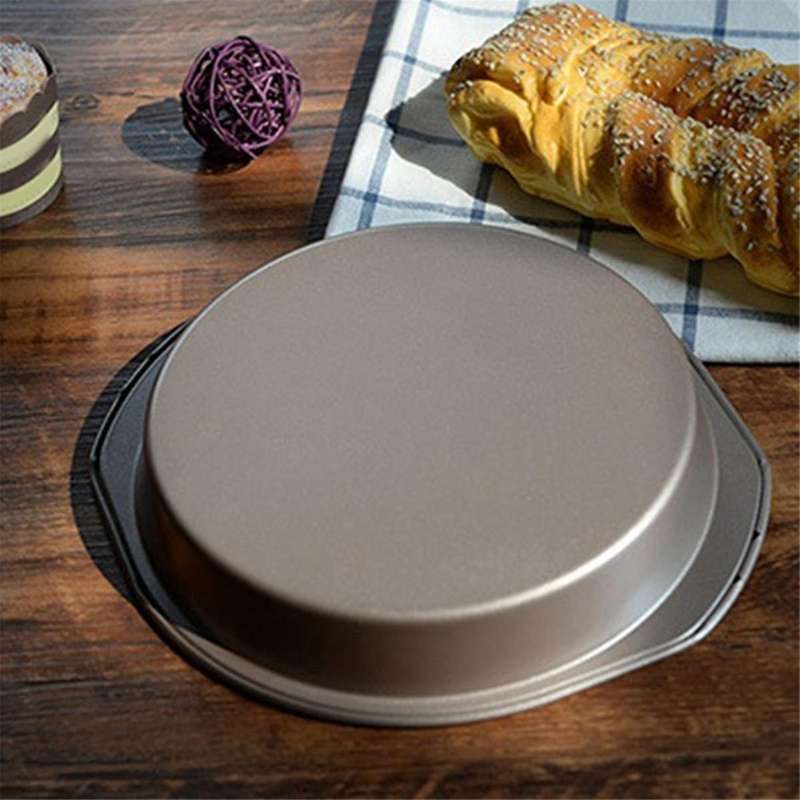Baking Tool Round Cake Mold Non-Stick Carbon Steel Cake Pan DIY Metal Carbon Steel Non-Stick Round B