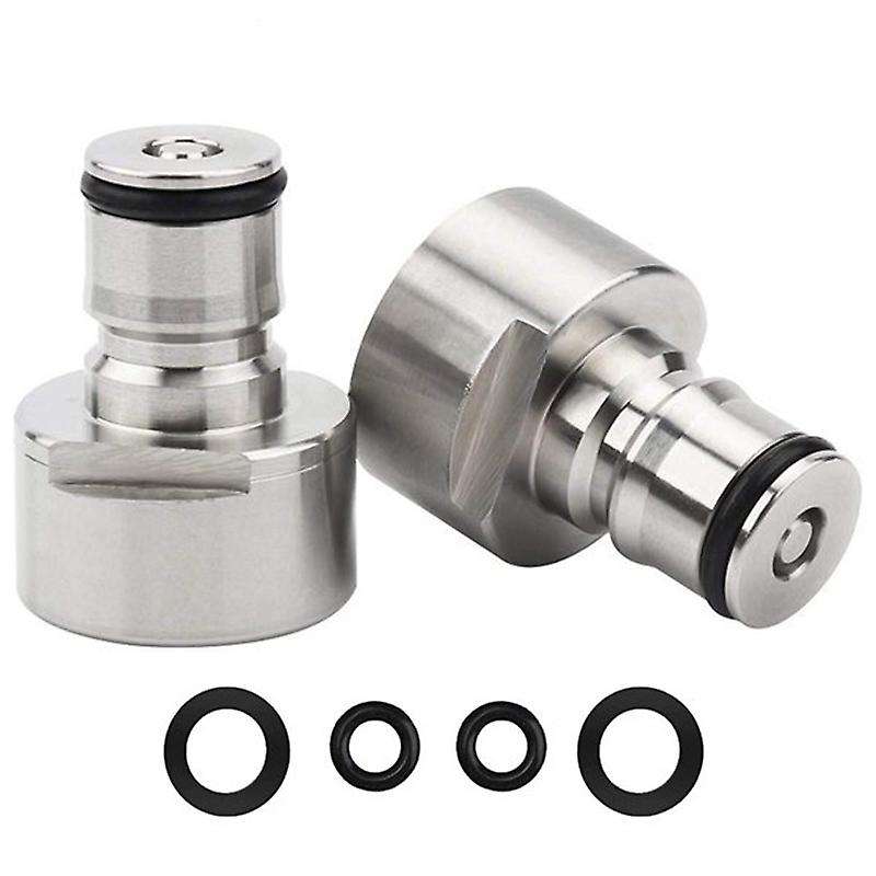 Ball Lock Conversion Kit, Coupler Adapter FPT 5/8 Thread Stainless Steel Ball Lock Quick Disconnect