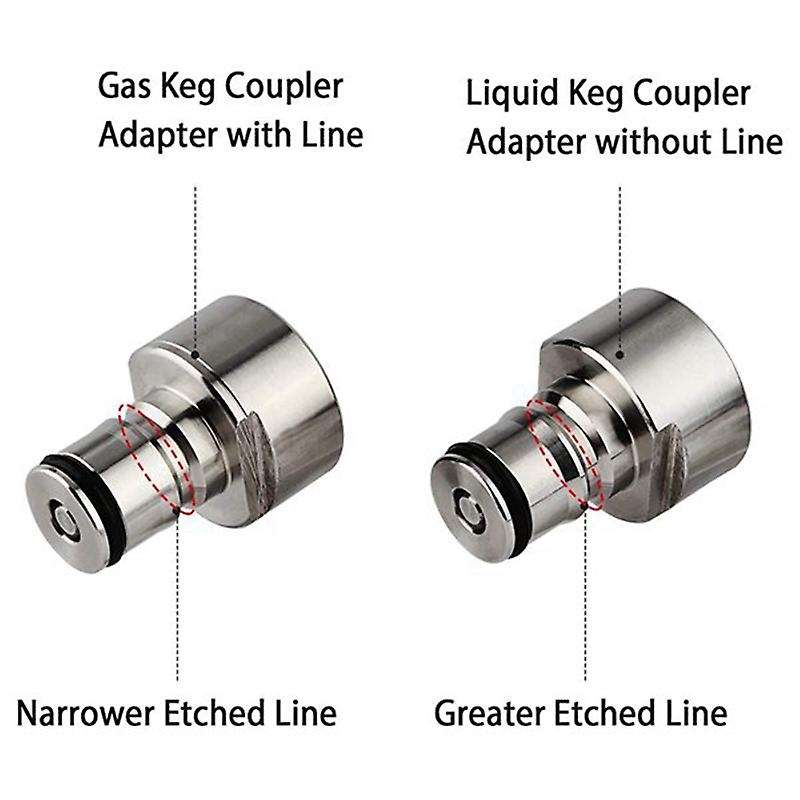 Ball Lock Conversion Kit, Coupler Adapter FPT 5/8 Thread Stainless Steel Ball Lock Quick Disconnect