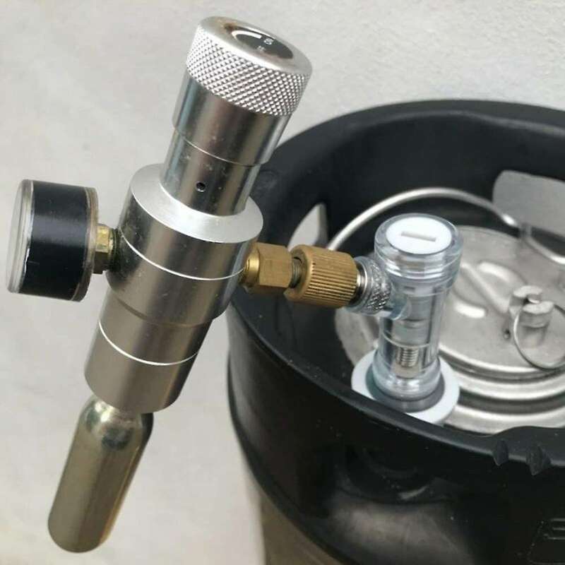 Ball Lock Check Valve Disconnect, Ball Lock Black Disconnect Set for Homebrew Cornelius Kegging Fitt
