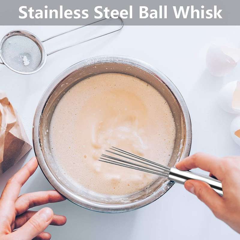 Ball Whisk Ball Whisk Wire Egg Whisk,ball Whisk Used to Manually Stir Egg Liquid Butter Cream Batte