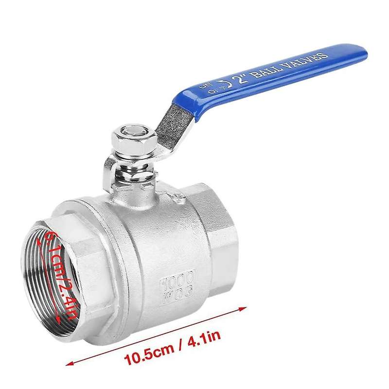 Ball Valve Female Thread 2 Inch 304 Stainless Steel Full Port Female Thread Ball Valve 2 Inch DN50 1