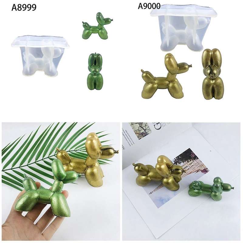 Balloon Dog Silicone Mold for Handmade Candle Plaster Soap Epoxy Resin Chocolate Decoration Gypsum I