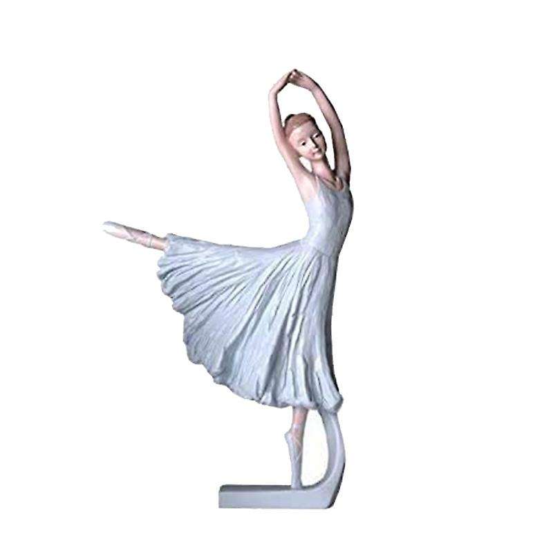Ballet Dancer Statue Art Sculpture Figure Resin Home Decoration Desk Ornament, Statuette for Your De