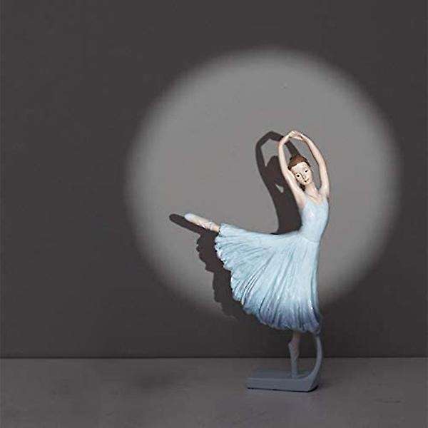 Ballet Dancer Statue Art Sculpture Figure Resin Home Decoration Desk Ornament, Statuette for Your De