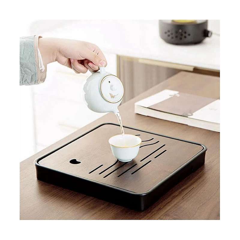Bamboo Chinese Gongfu Tea Tray with Water Storage for China Kungfu Tea Set
