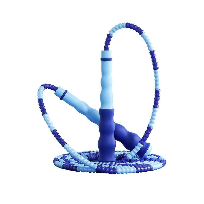 Bamboo Knot Rope Skipping Fitness School Students' Soft Bead Adjustable Rope Skipping with Pvc Hand