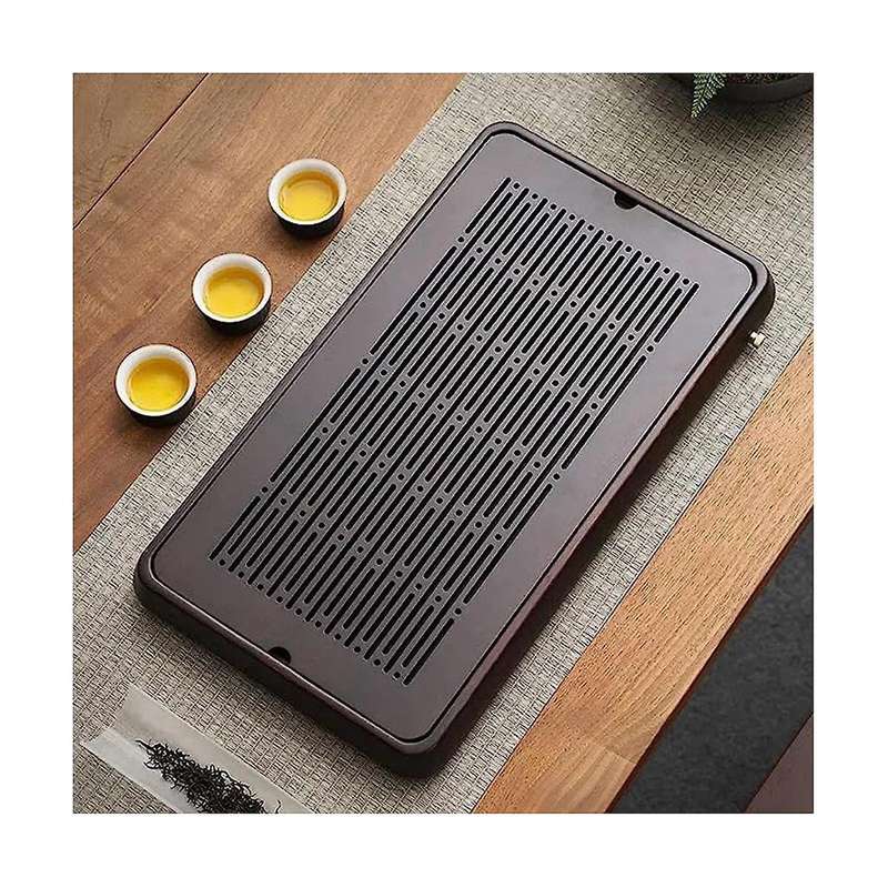 Bamboo Tea Tray Bamboo Chinese Gongfu Tea Tray Water Storage Bamboo Tea Table Vintage Tea Set