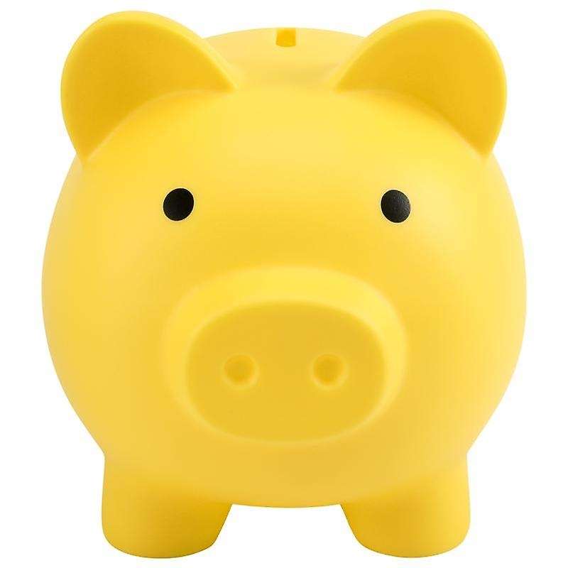 Bank, Unbreakable Plastic Money Bank, Coin Bank for Girls and , Practical Gifts for Birthday(yello