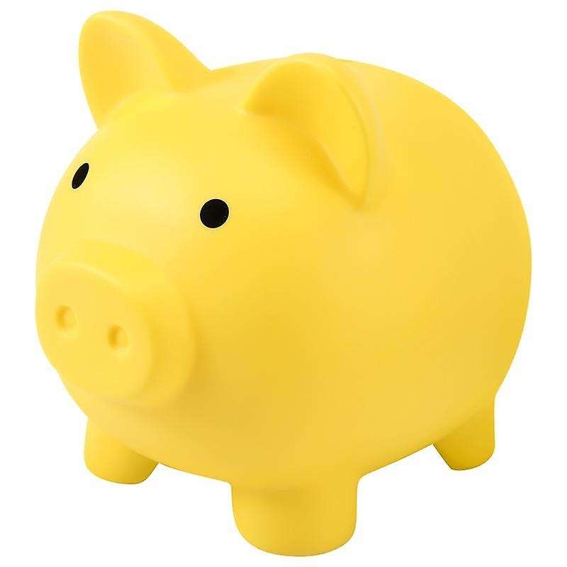 Bank, Unbreakable Plastic Money Bank, Coin Bank for Girls and , Practical Gifts for Birthday(yello