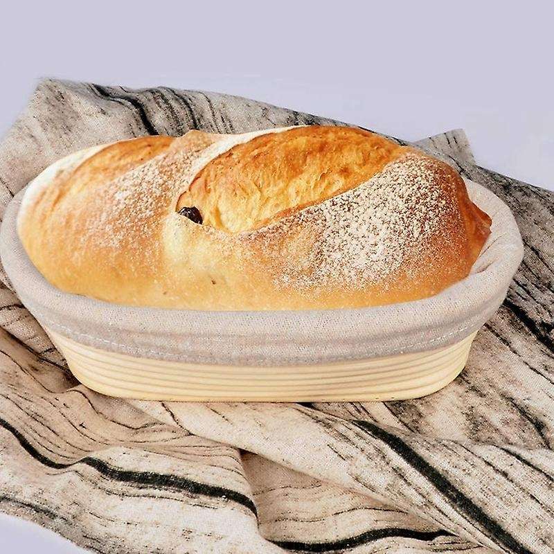 Banneton Proofing Basket Set - Artisan Sourdough Bread Basket,dough Scraper/cutter & Brotform Cloth