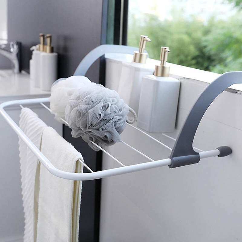 Bar Radiator Folding Airer Radiator Towel Holder Clothes Dryer Drying Rack Rail Install On Any Radi