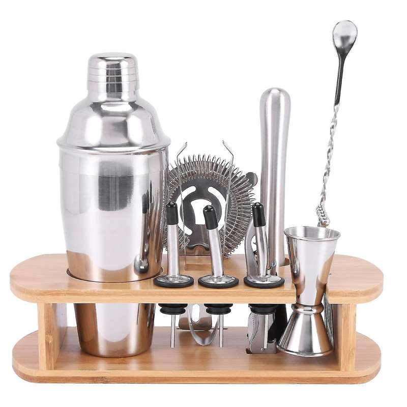 Bar Set Shaker Set, Stainless Steel Bartender Kit, Professional Bar for Drink Mixing, Home, Bar, Pa
