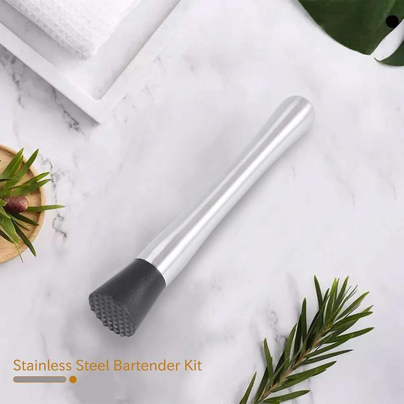 Bar Set Shaker Set, Stainless Steel Bartender Kit, Professional Bar for Drink Mixing, Home, Bar, Pa